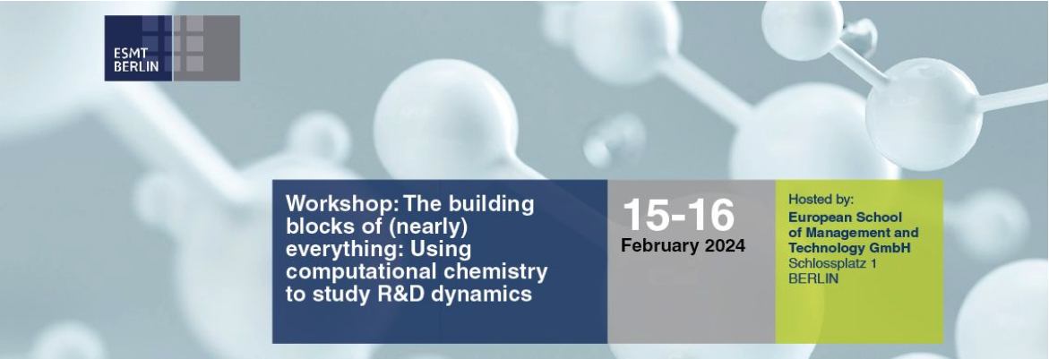 The building blocks of (nearly) everything: Using computational chemistry to study R&D dynamics